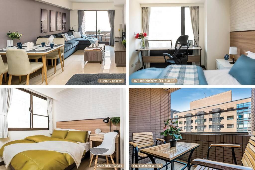 New Building 3B2bLDK Workspace Taipei Main Station • 新大樓 台北車站 3房2衛 客廳廚房 工作空間